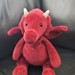 Retired Jellycat Ruby Dragon Plush